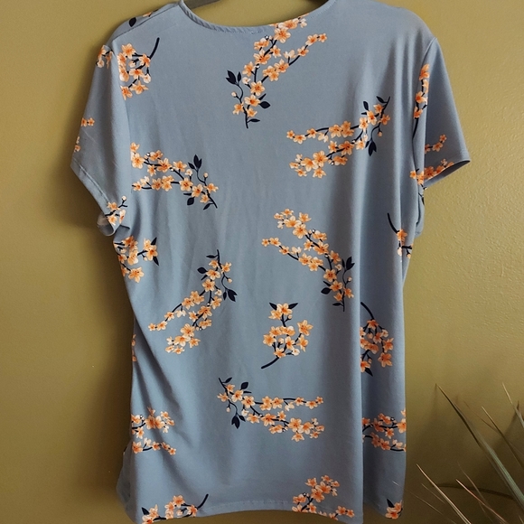 Ricki's Faux Wrap Blouse - Picture 2 of 2